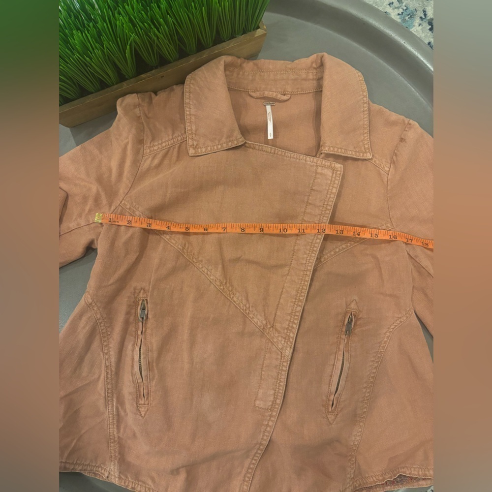 Free People Moto Asymmetrical Zipper Jacket |Small - Picture 10 of 11